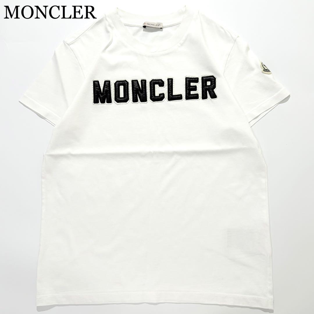 【極美品】 MONCLER Tシャツ 半袖 ロゴ マグリア ホワイト XS