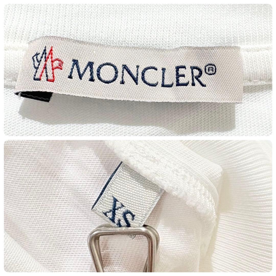 【極美品】 MONCLER Tシャツ 半袖 ロゴ マグリア ホワイト XS