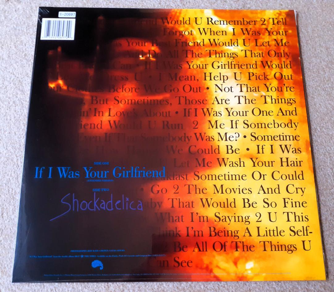 新品　プリンス　If I Was Your Girlfriend　EU盤12”