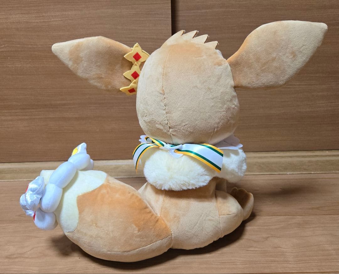 【新品】ポケパーク カントー ぬいぐるみ イーブイ 特大 カーニバル衣装