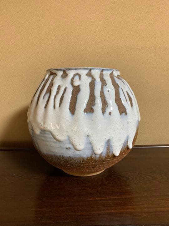 萩焼　壺　花瓶　骨董品　古美術品　焼物