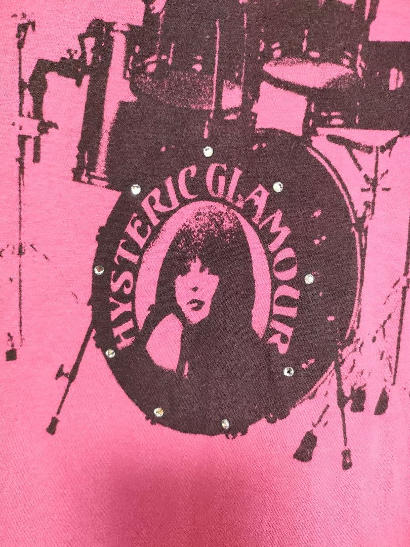 Hysterics ヒステリックグラマー 半袖Tシャツ ベスト黒 ピンク セット