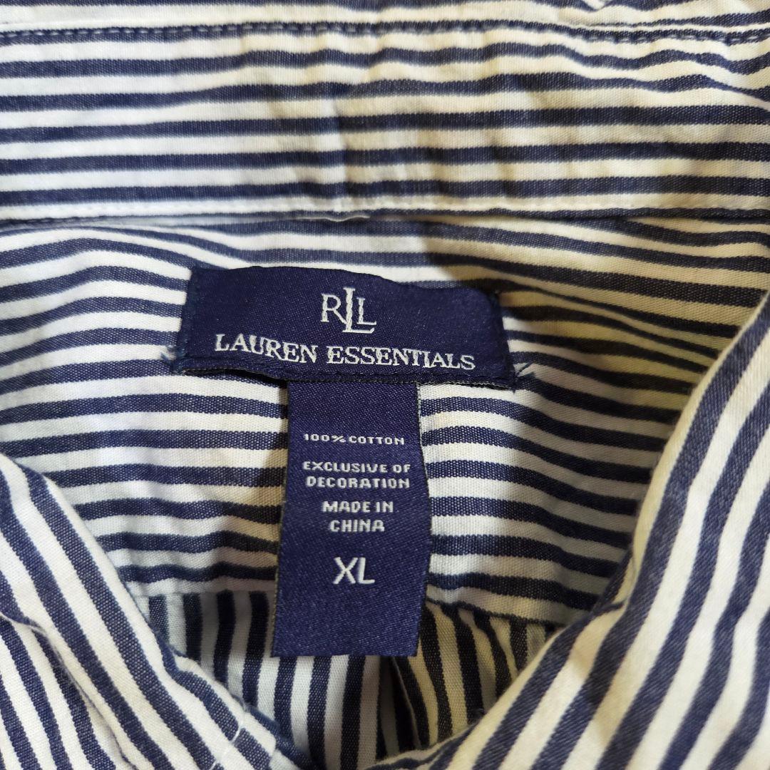 [美品]LAUREN RALPH LAUREN シャツワンピース 大きいサイズ