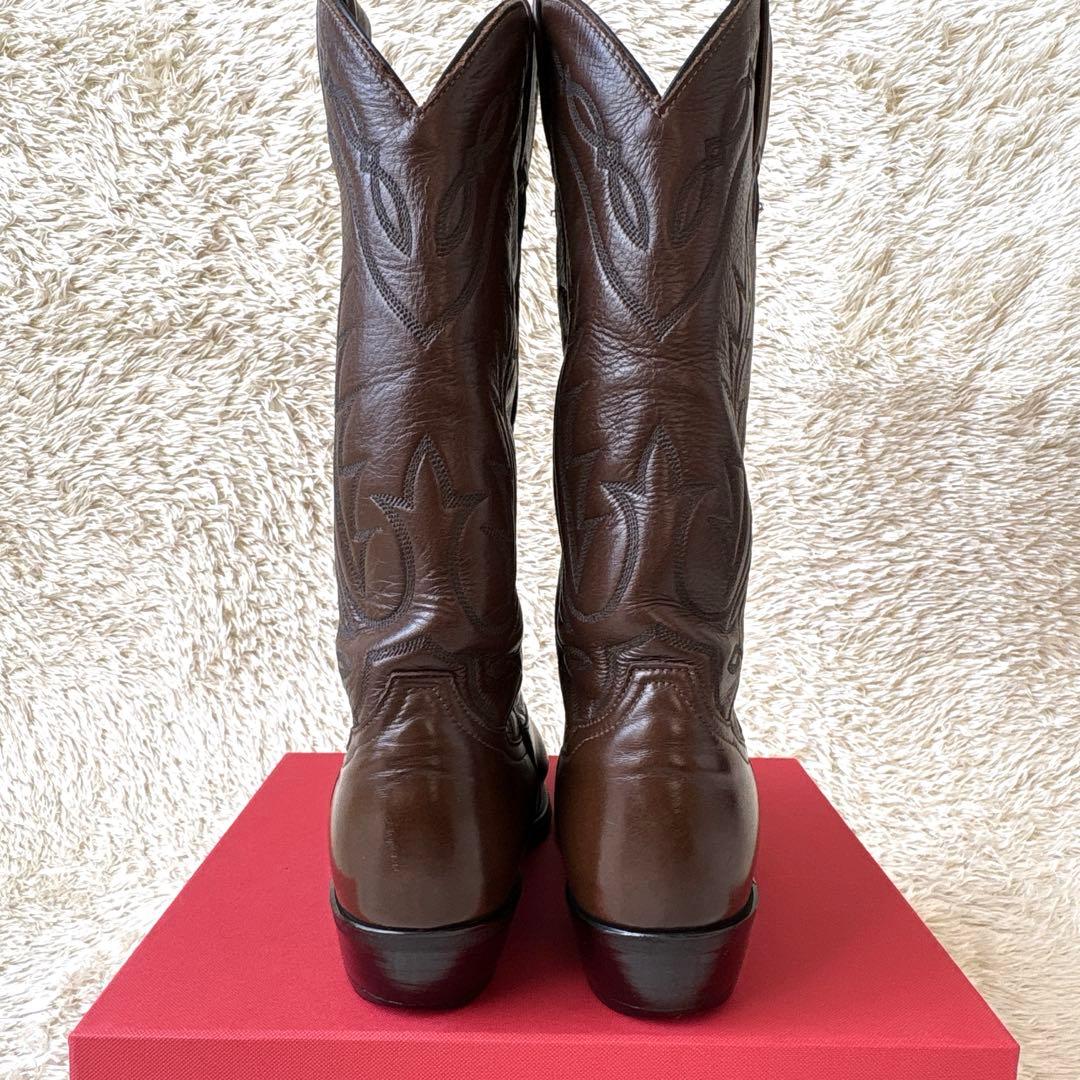 美品☆Tony Lama ウエスタンブーツ　トライバル　ステッチ 25.5cm