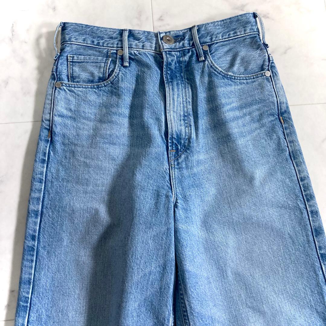 美品 アッパーハイツ 24SS THE NIECE ハイライズストレート