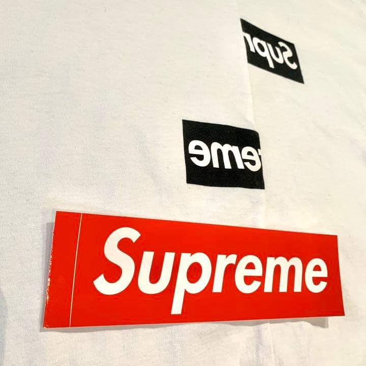Split Box Logo Tee(SUPREME×GARCONS )