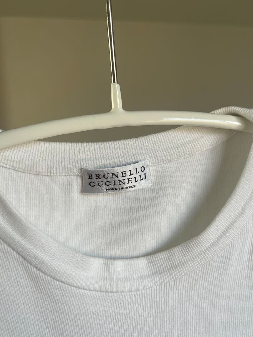 BRUNELLO CUCINELLI ホワイトTシャツ