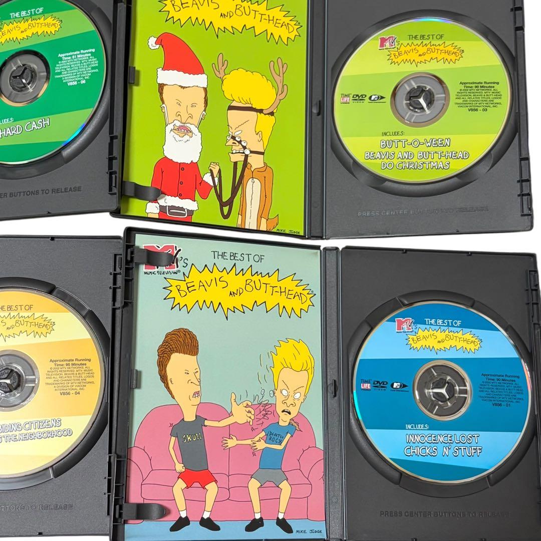 MTV ビーバス・アンド・バットヘッド DVD 4枚セット まとめて 北米版