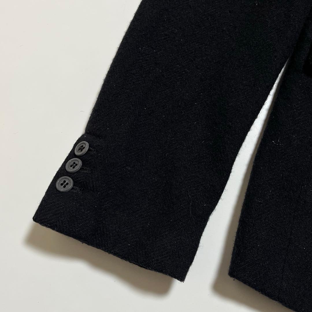 BLACK COMME des GARÇONS テーラードジャケット ブラック