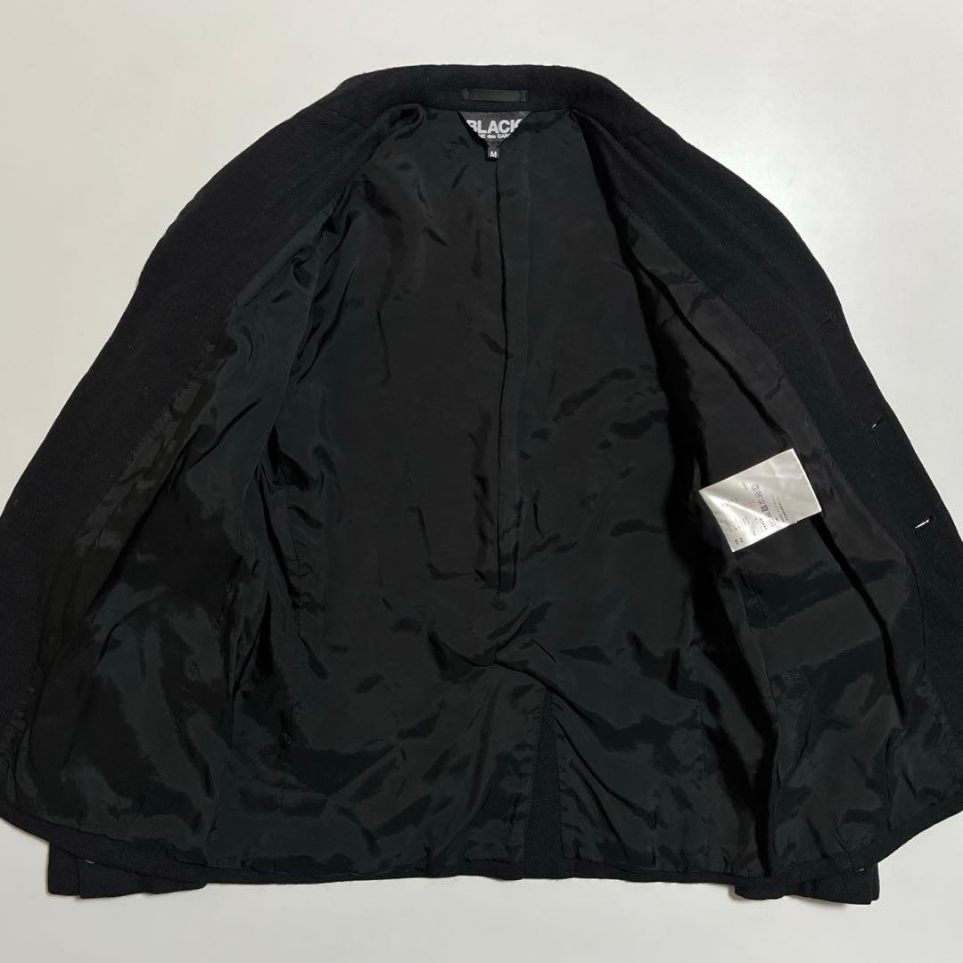 BLACK COMME des GARÇONS テーラードジャケット ブラック