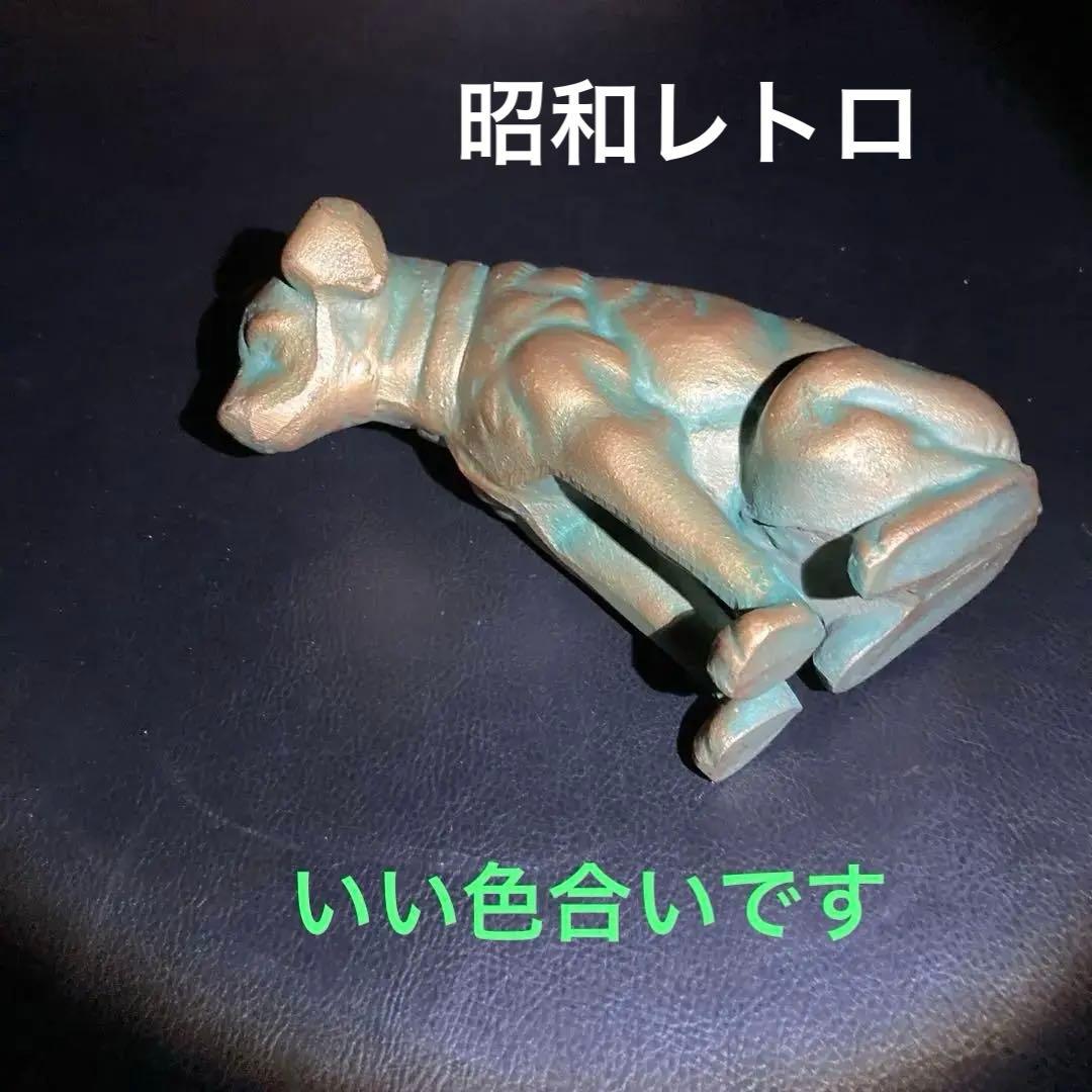 超希少☆ビクターニッパー犬＊勝運戌[青銅製]重量1.2kg 昭和レトロ美品当時物