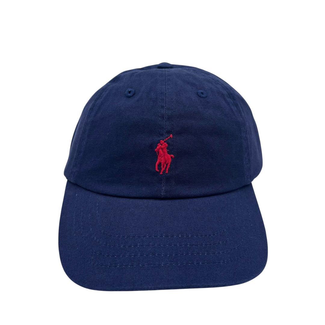 新品未使用✨POLO RALPH LAUREN コットンチノ キャップ ネイビー