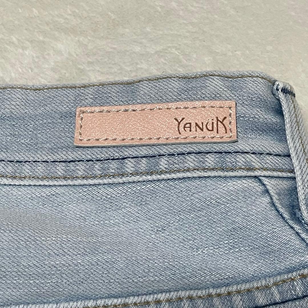 【極美品】 YANUK ヤヌーク LEA ボーイズストレートデニム 24