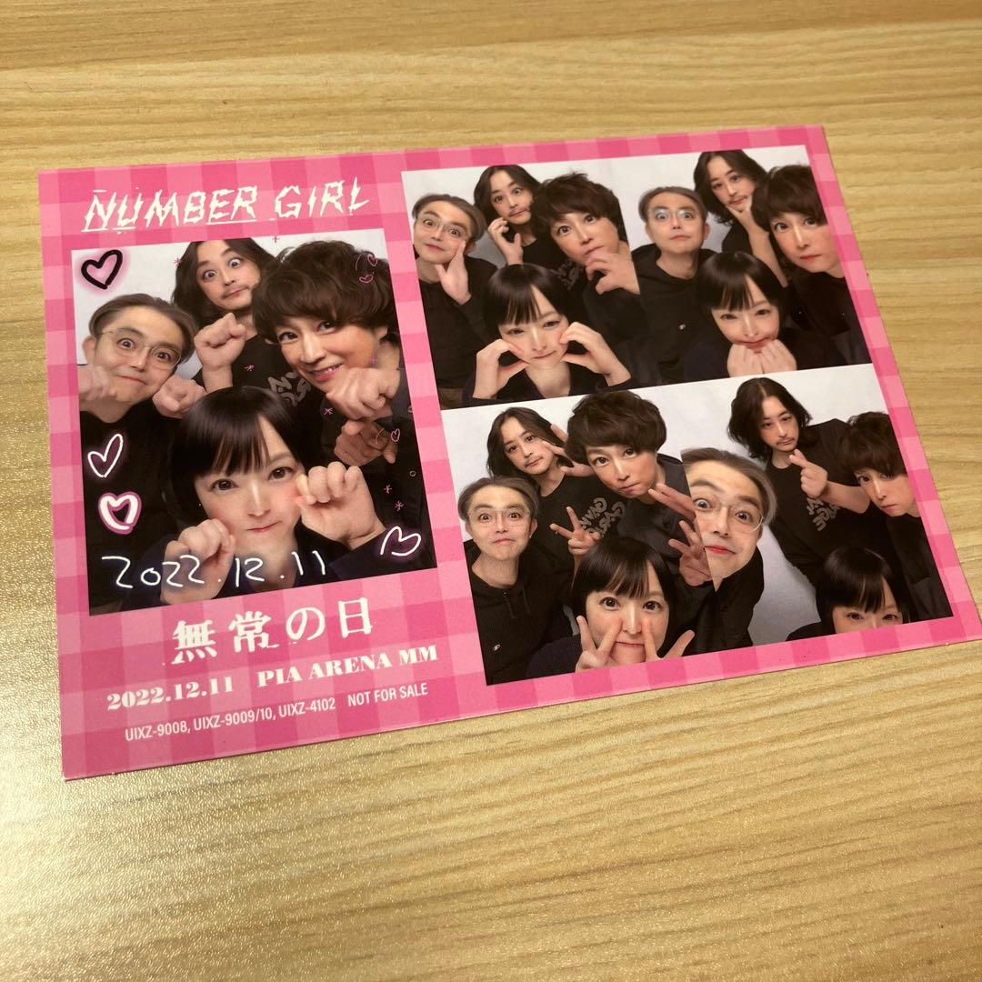 新品NUMBER GIRL「無常の日」DVD Tシャツ付