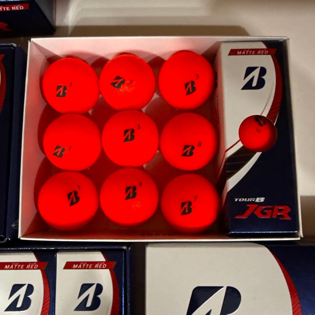新品/ブリヂストンTOUR B JGRマットレッド27球＋9球