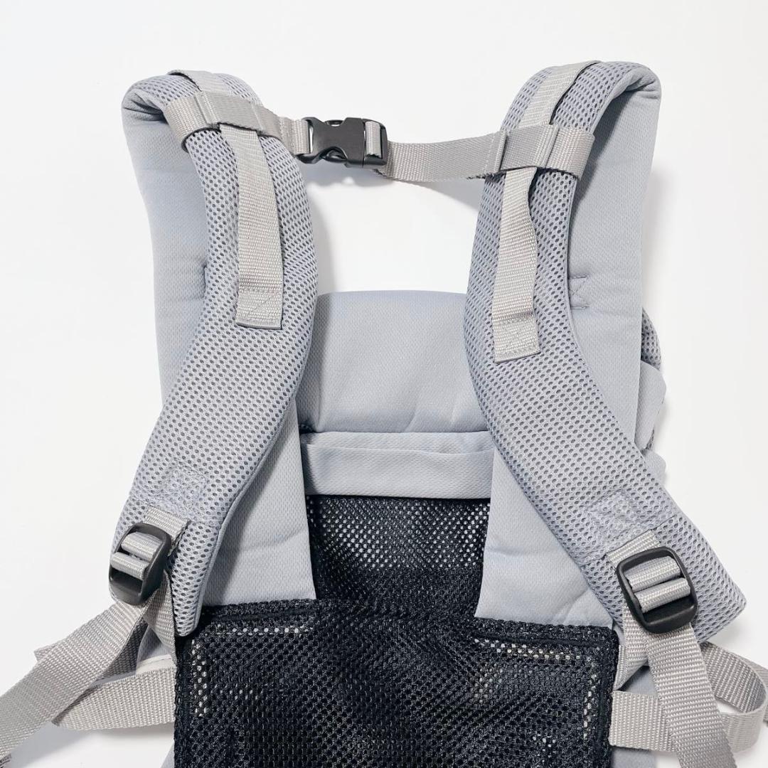 Aprica アップリカ ラクリス グレー 付属品完備 抱っこ紐 極美品