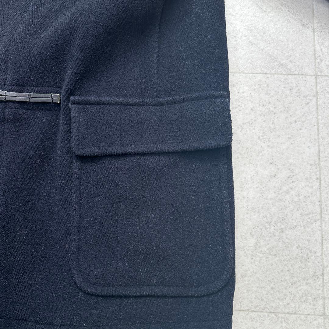 希少 LL【J.PRESS】ダッフル コート ヘリンボーン バロムブローサ 紺