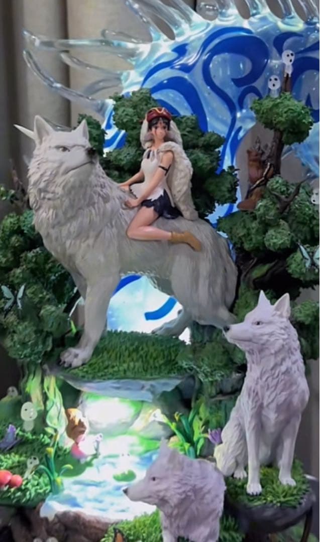 【新品】ジブリ 宮崎駿 もののけ姫 フィギュア