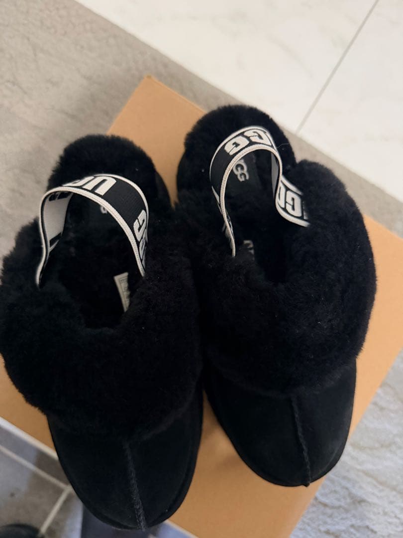 UGG ブラック ファンケット 24センチ