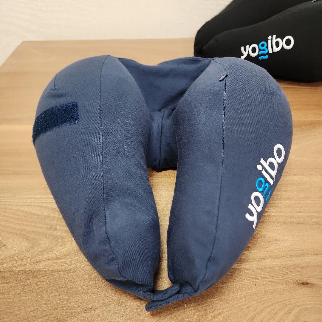 Yogibo U字型ネックピロー (ネイビー、ブラック)セット