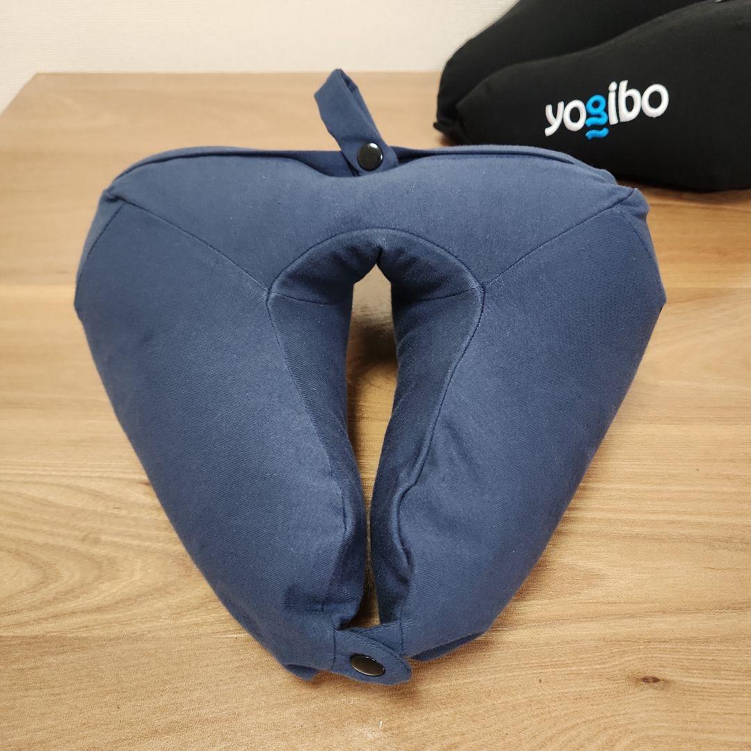 Yogibo U字型ネックピロー (ネイビー、ブラック)セット