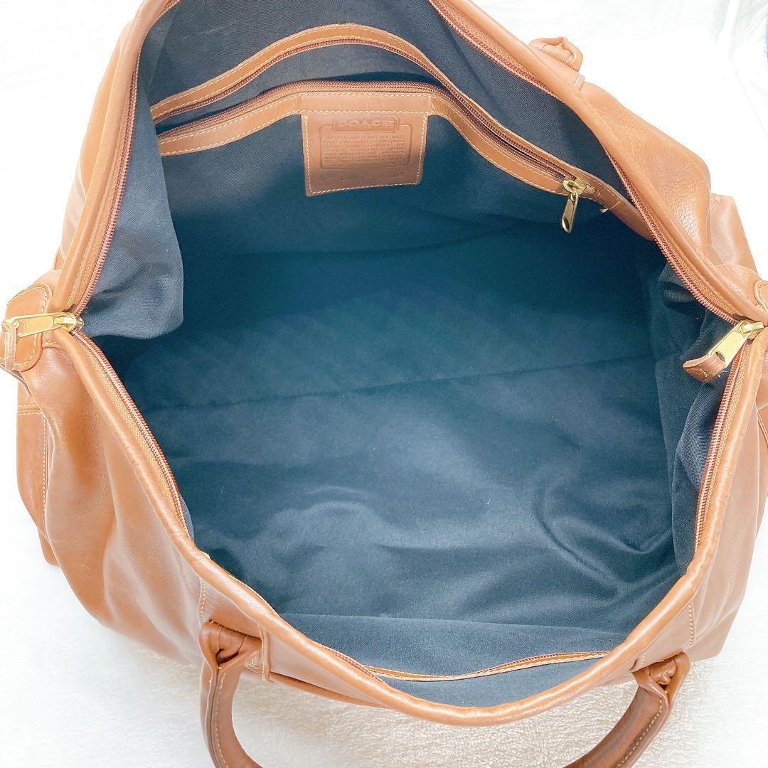 ✨良品✨COACH オールドコーチ 2wayボストンバッグ ブラック ブラウン