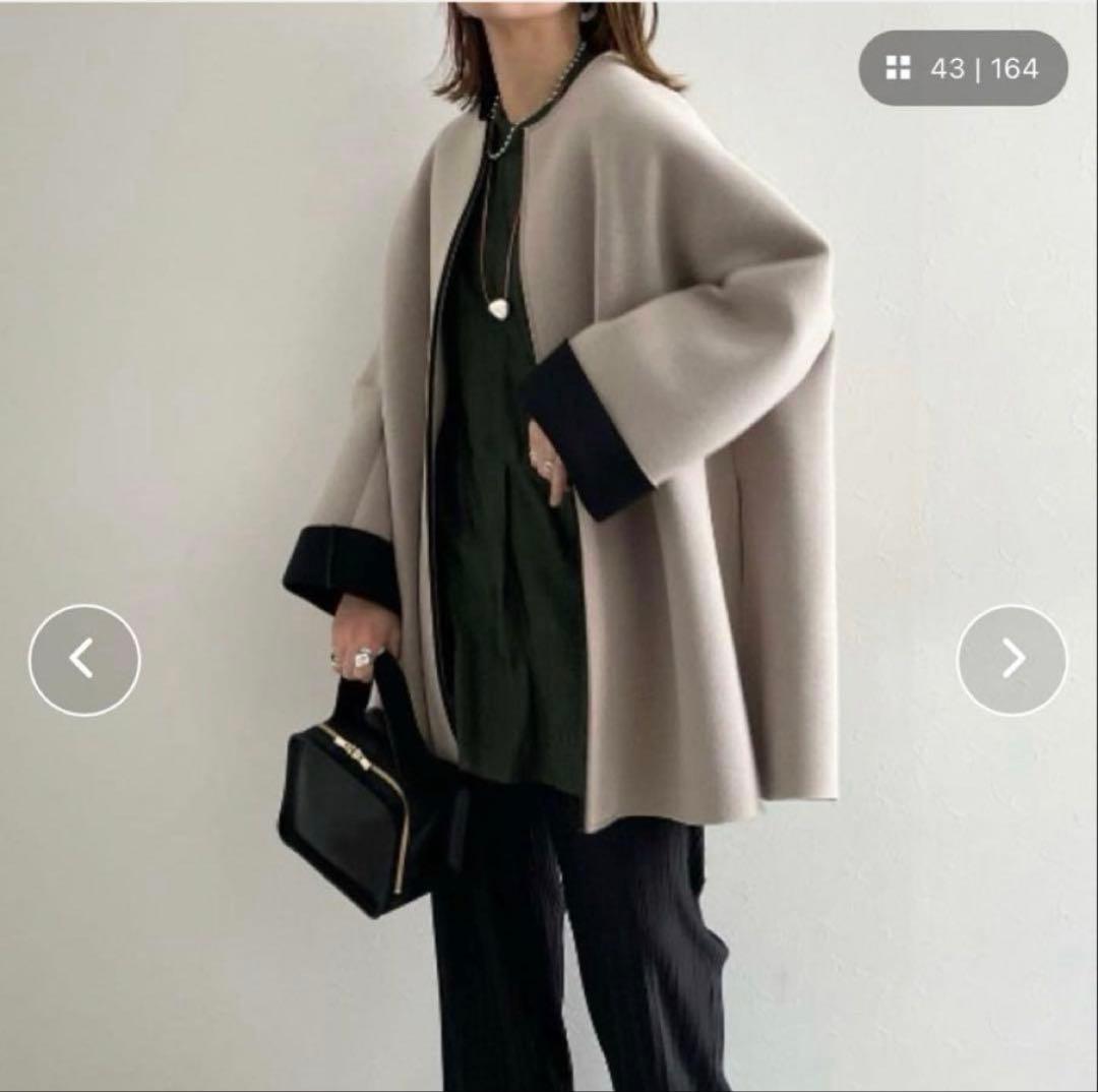 【美品】DOUX ARCHIVES ボンディングミドルコート 試着のみ 完売品