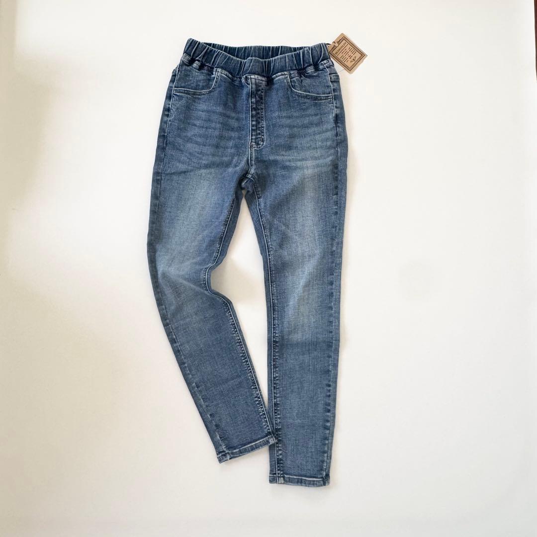 完売品＊新品タグ付✨BEARDSLEY デニムパギンス紐付きミッドナイトブルー