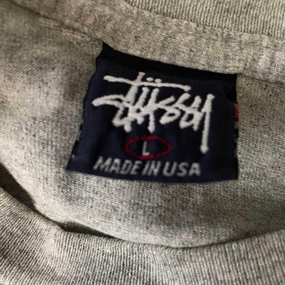 old stussy Tshirt 90s dragon 紺タグ