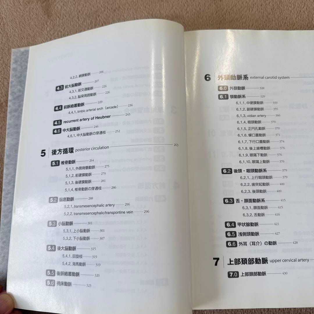 医学書　脳脊髄血管の機能解剖 増補版