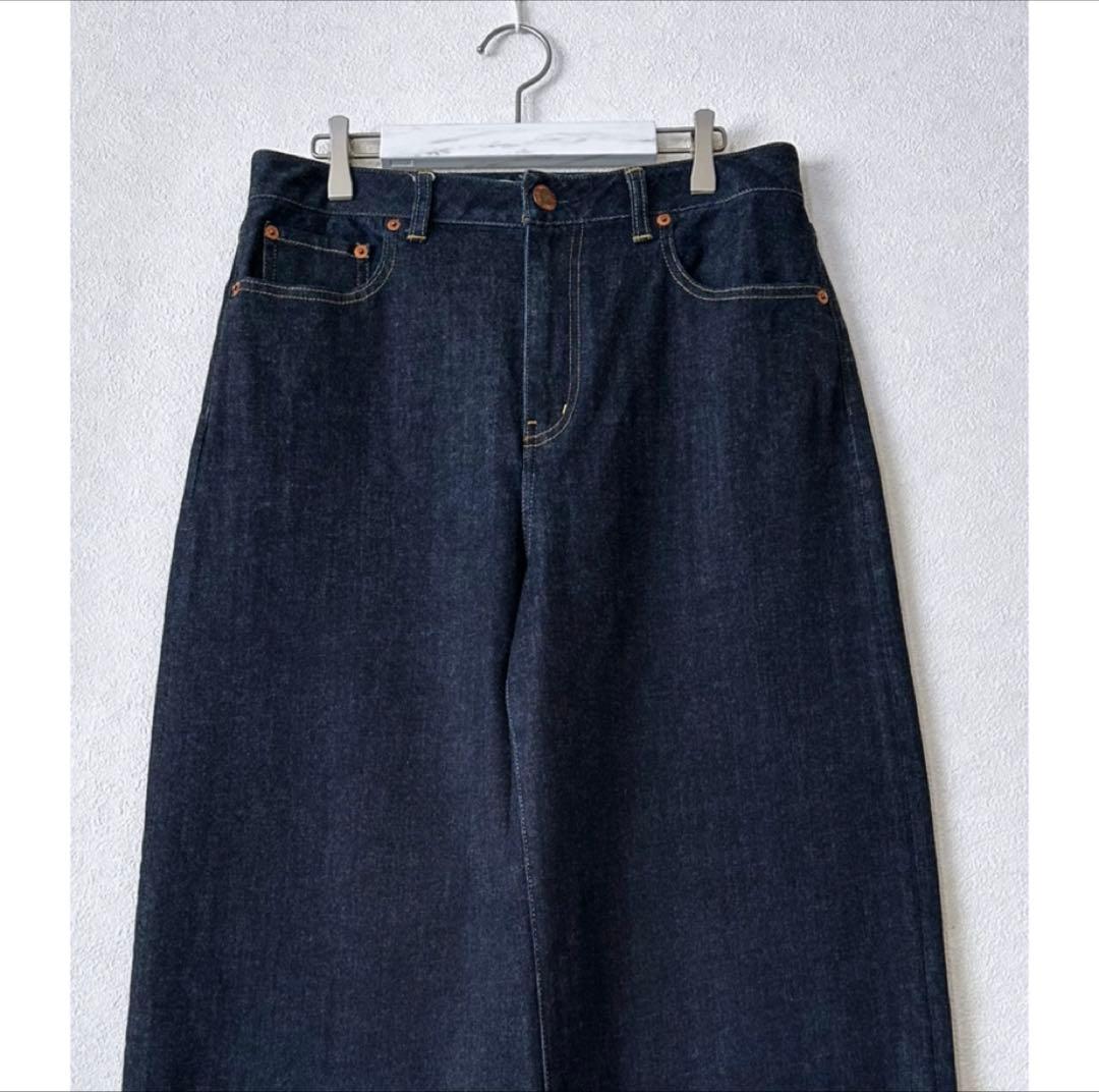 大きいサイズ46＊２３区DENIM 見上愛さん ワイドデニム＊自由区ICB組曲