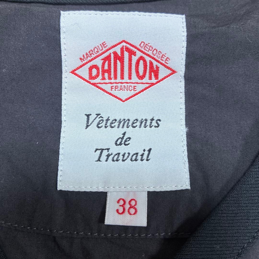 DANTON コットンジャケット 38サイズ ブラック