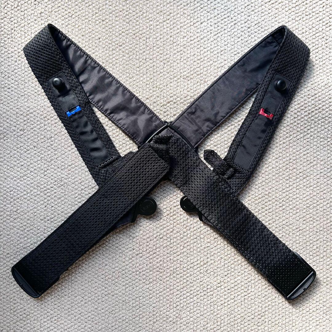 【美品】BABYBJÖRN ベビーキャリア MINI Air ブラック　メッシュ
