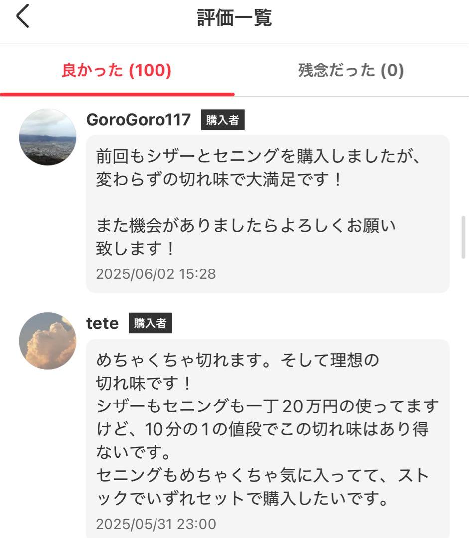 高品質●コバルトV金10号 7インチシザー●ベアリング●鋏●美容●理容トリミング