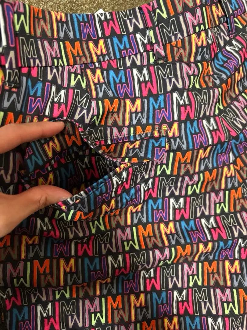カラフルMパターン ゴルフパンツ サイズ5