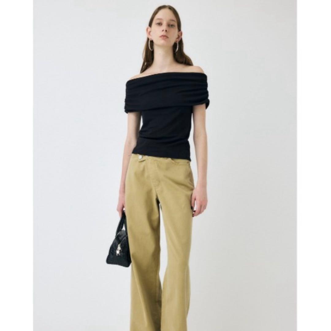 SHEER OFF SHOULDER トップス