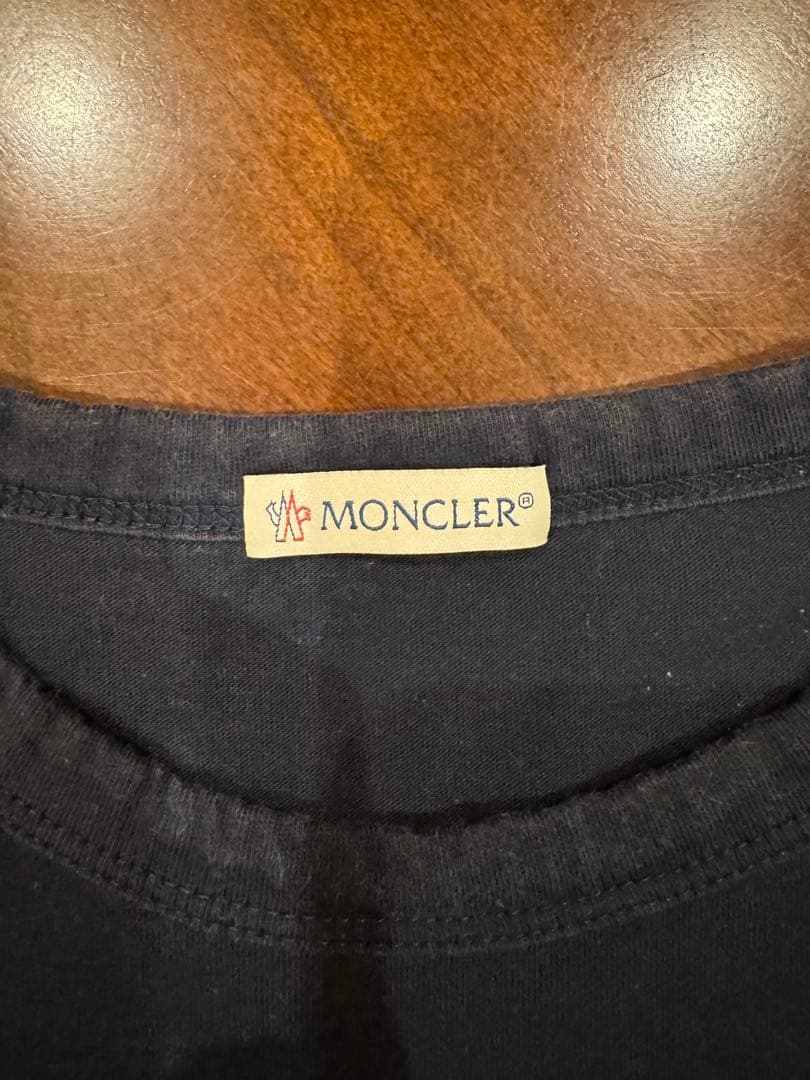 ❗️初期アイテム❗️MONCLER モンクレール　ロゴ Tシャツ　ネイビー
