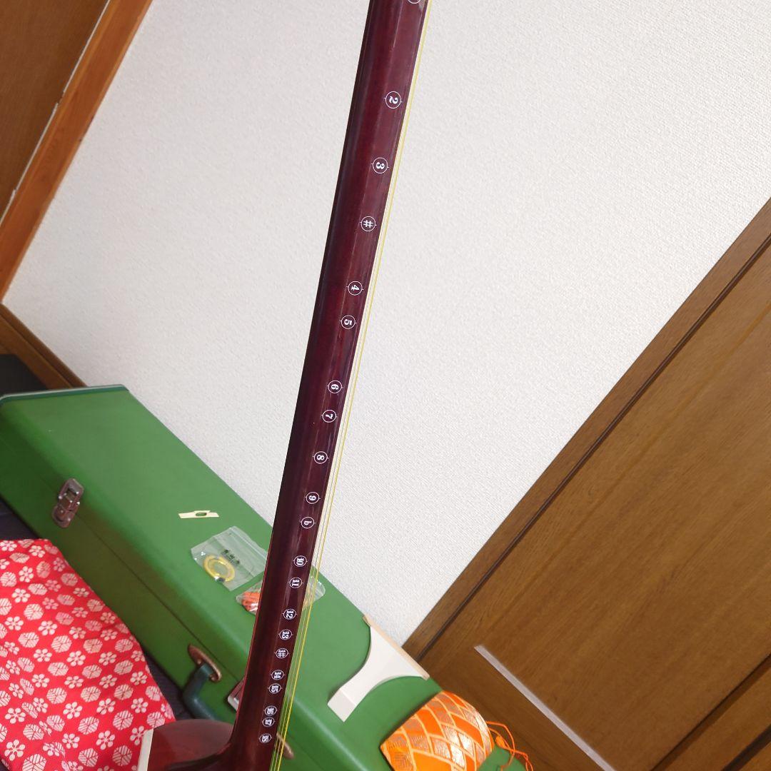 津軽三味線 　ジャンク　 皮破れ現状渡し品