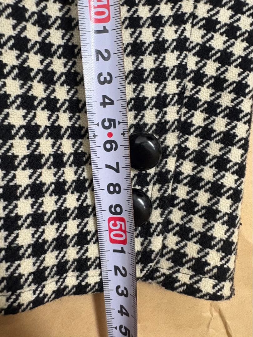 GIVENCHY GLAMOUR チェック柄ジャケット 13号　XL