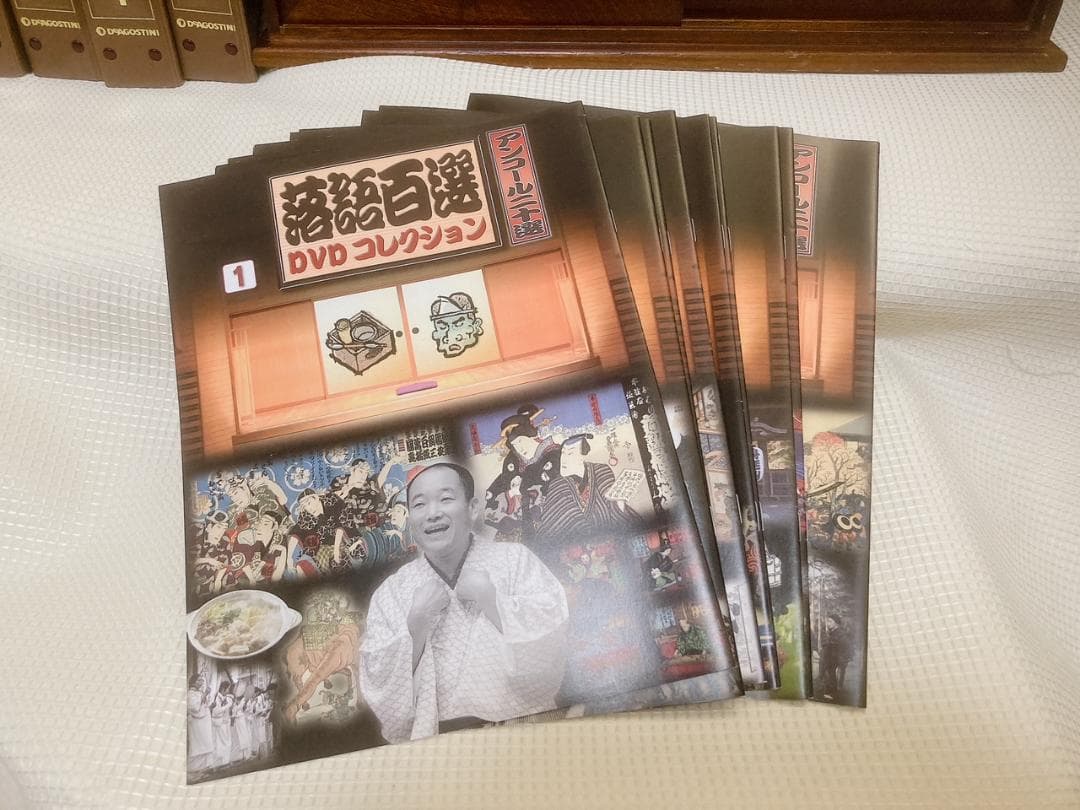 落語百選 DVDコレクション 全50巻＋アンコール二十選全10巻/全冊子＋専用棚