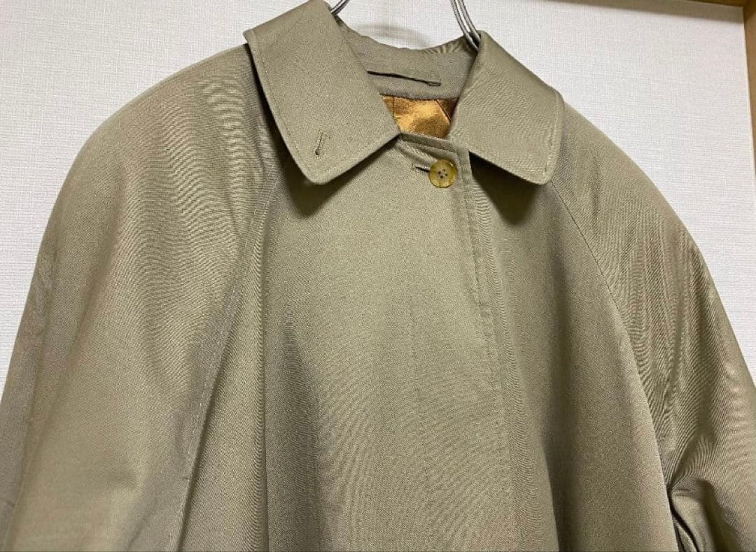 英国製 バーバリー ステンカラーコート 80s Burberrs