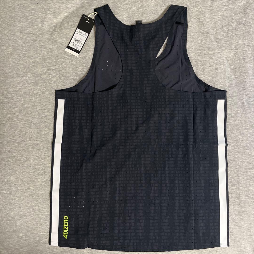adidas ADIZEROランニングシングレット　mサイズ