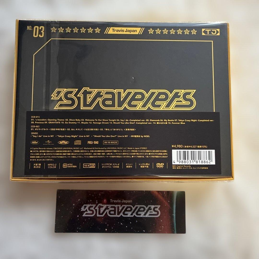 'S Travelers Travis Japan FC盤DVD