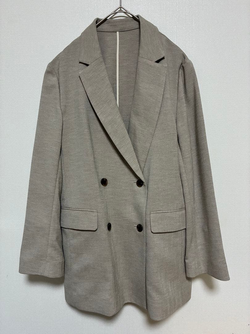 SLOBE IENA 2025SS リネンライクダブルブレストジャケット