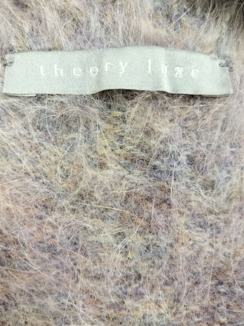 最終価格！未使用！theory luxeアンゴラカーデ