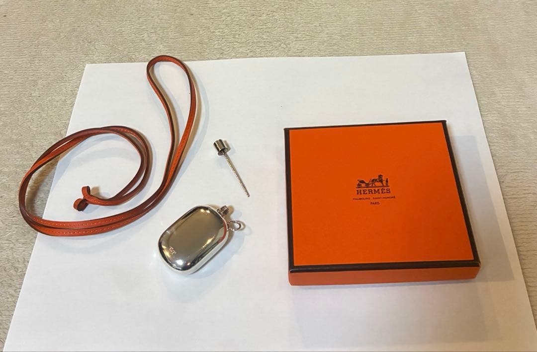 丸*山様 HERMES シルバー ネックレス　パフュームボトル　　ラニエール