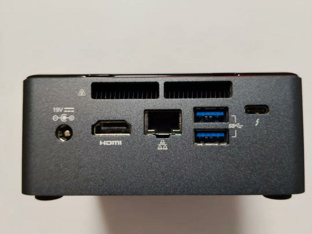 ミニPC intel NUC7i5BNH メモリ32GB SSD1TB