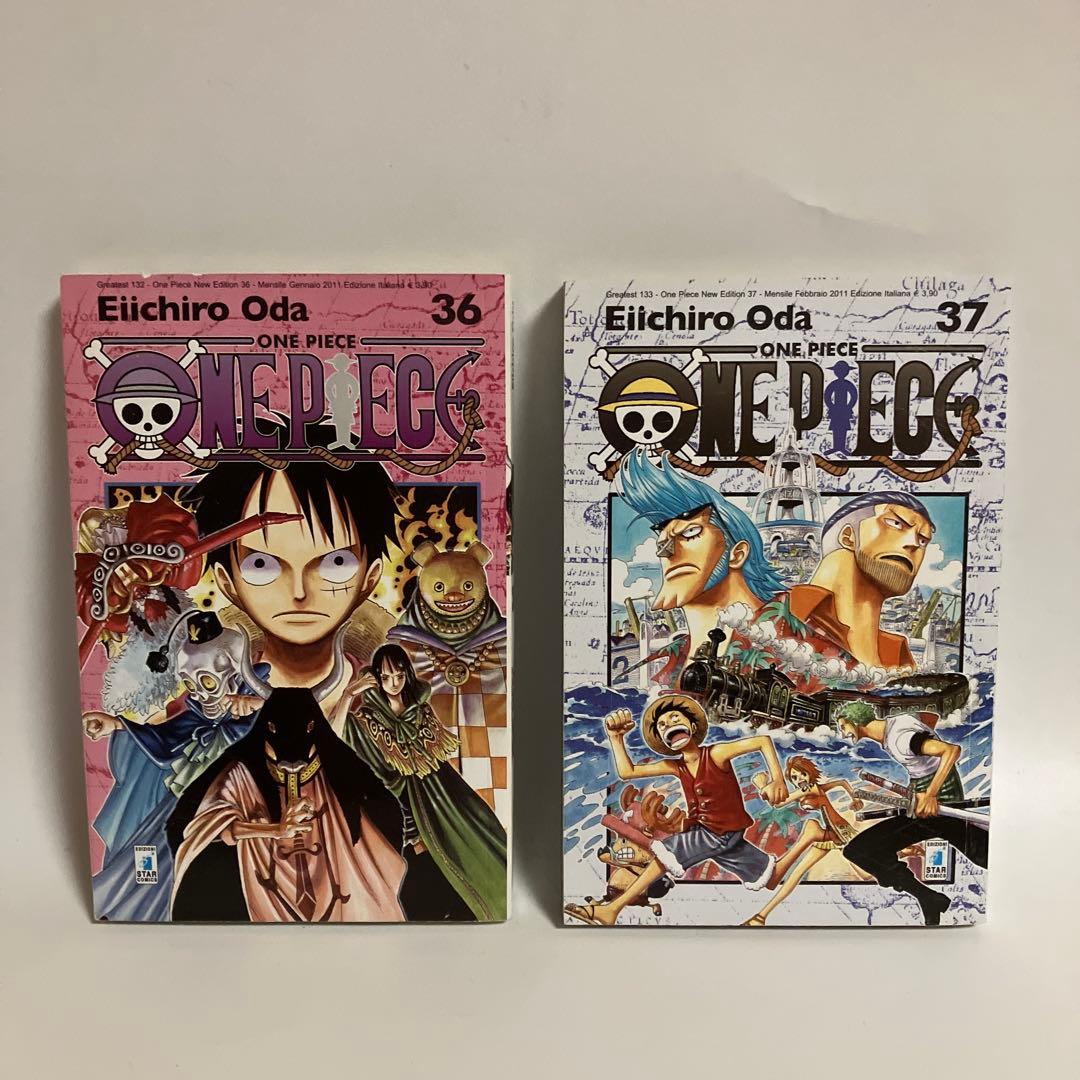 イタリア語版　ONE PIECE Vol.33〜Vol.37　尾田栄一郎