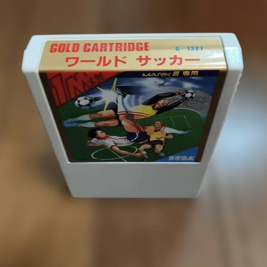 【箱と説明書付】SEGA ワールドサッカー MARK III レアソフト