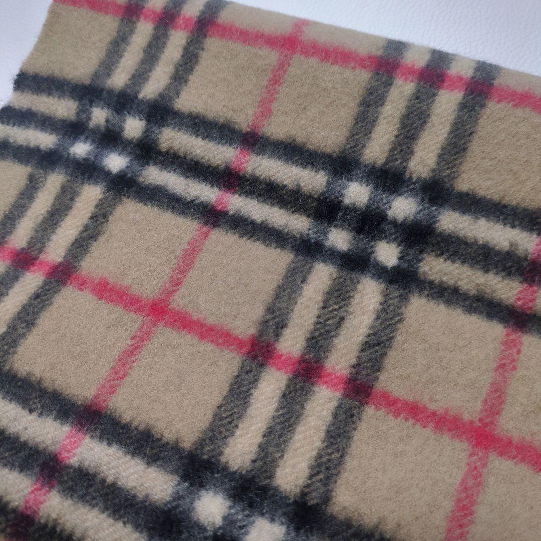 ハムレット様 BURBERRY マフラー ノバチェック カシミヤ100% 英国製